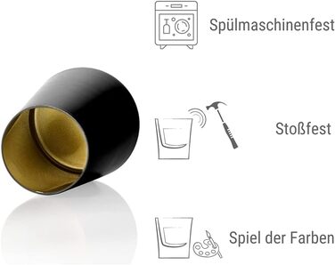 Набор стаканов 6 шт. 380 мл, черно-золотой 1590012EP096 Stölzle Lausitz
