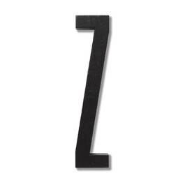 Буквы Z 12x0,9 см черные Wooden Letters Indoor Design Letters