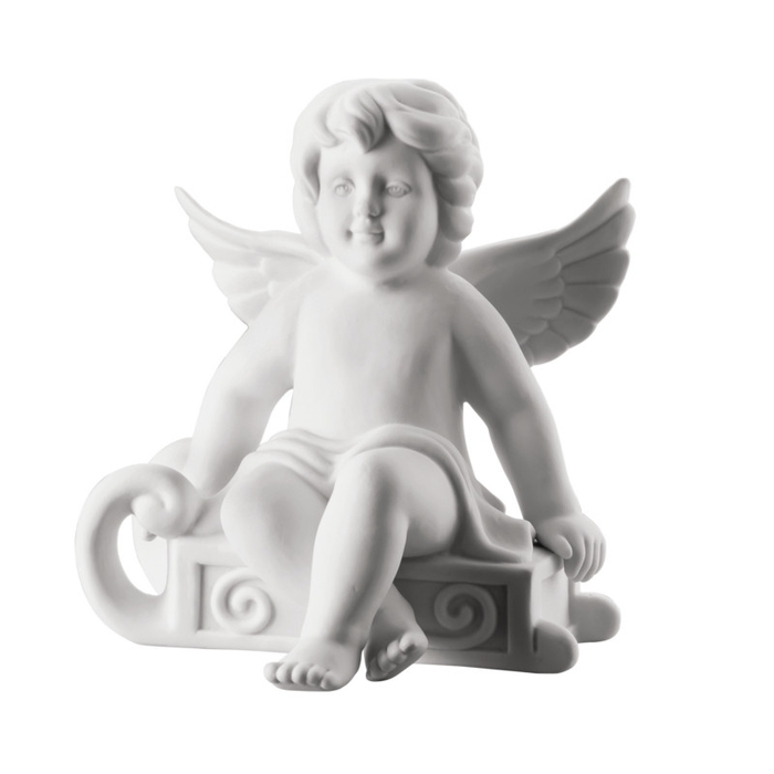 Ангел с санями / фигурка, 10.5 см, Angel Rosenthal