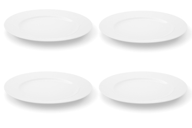 Набор тарелок 27 см, 4 предмета, белый La Belle Friesland