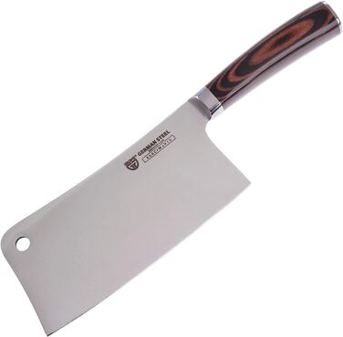 Нож-топорик для мяса 16.6 см, с точильным камнем зернистостью 1000/3000 GRÄWE