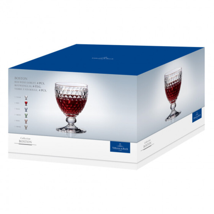 Бокал для красного вина 132 мм, белый Boston Villeroy & Boch