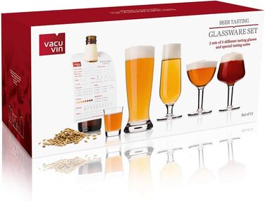 Набор бокалов для дегустации 5 предметов Vacu Vin