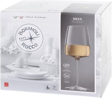 Набор из 6 бокалов для вина 0,38 л Nexo Bormioli Rocco