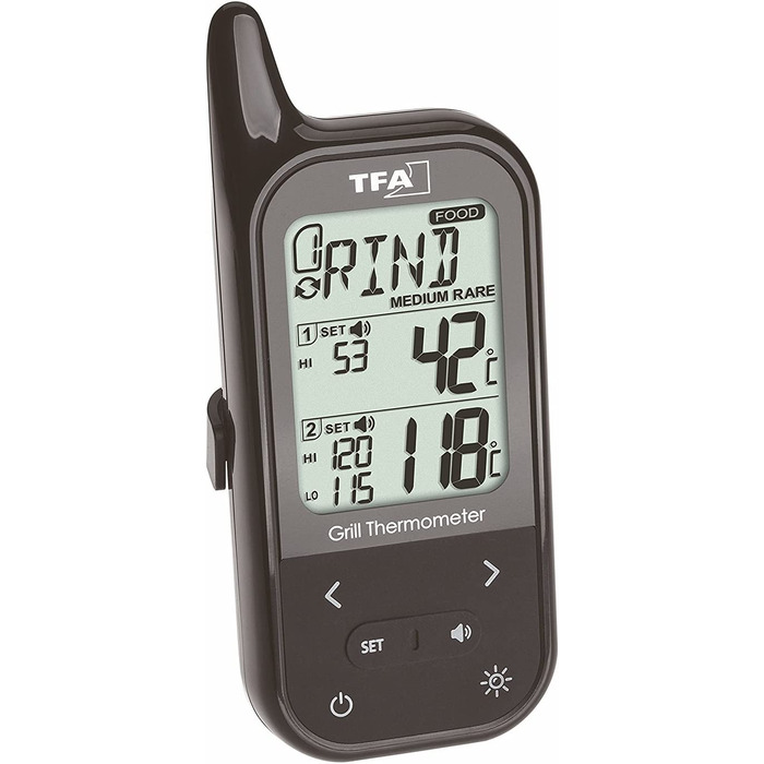 Термометр для гриля TFA Dostmann с двумя зондами