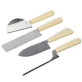 Набор ножей для сыра 27х3х21 см металлик/бежевый La via lattea Alessi