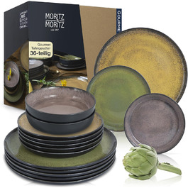 Набор керамической посуды 36 предметов Moritz & Moritz