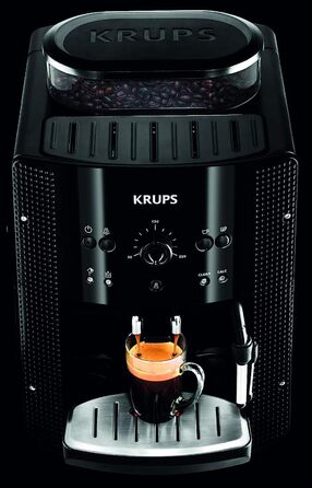 Кофемашина 1.6 л 1400 Вт, с кофемолкой, черная ‎YY8125FD Krups